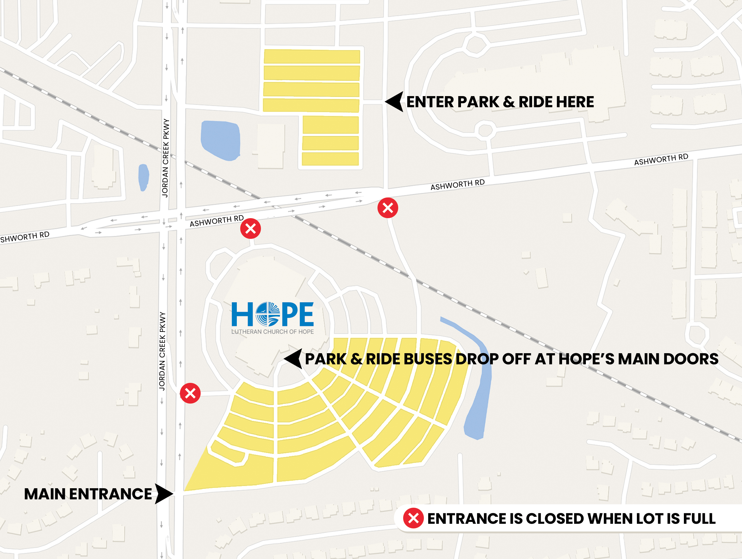 Park and Ride Map