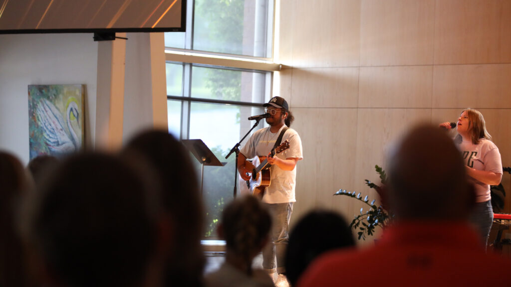 jacob leading REVIVE worship